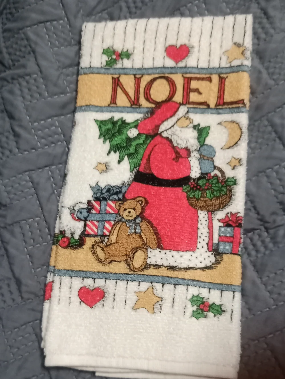 Vintage Christmas Noel Bath Towel Sets NWOT 2 Sets!!❤️